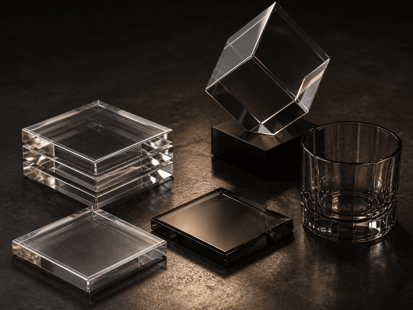 Glass samples and finished product applications