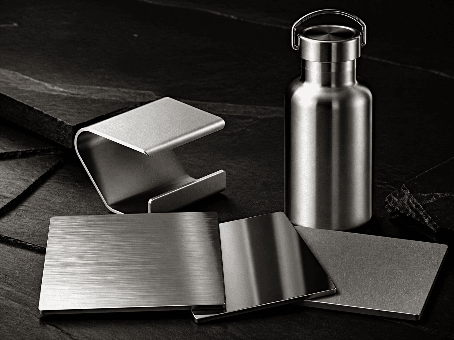 Steel samples and finished product applications