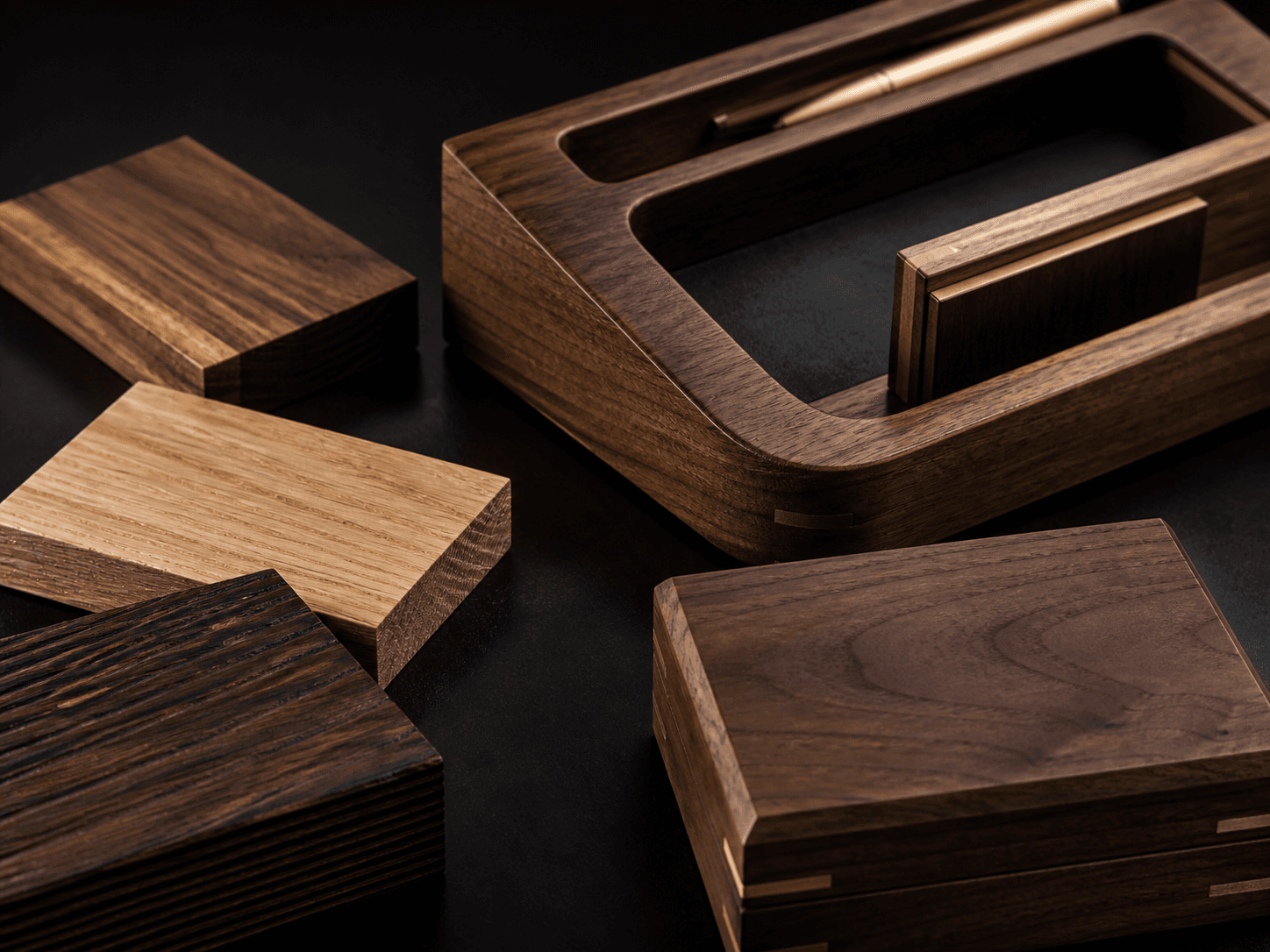 Wood samples and finished product applications