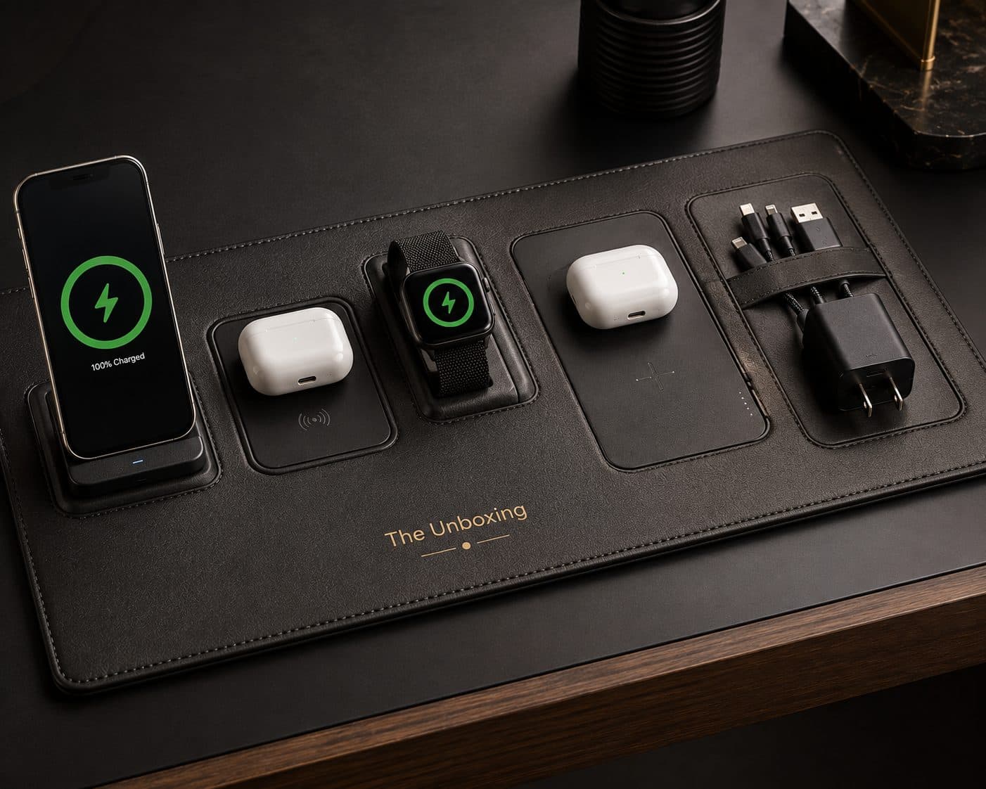 MULTI-DEVICE CHARGING DESK MAT