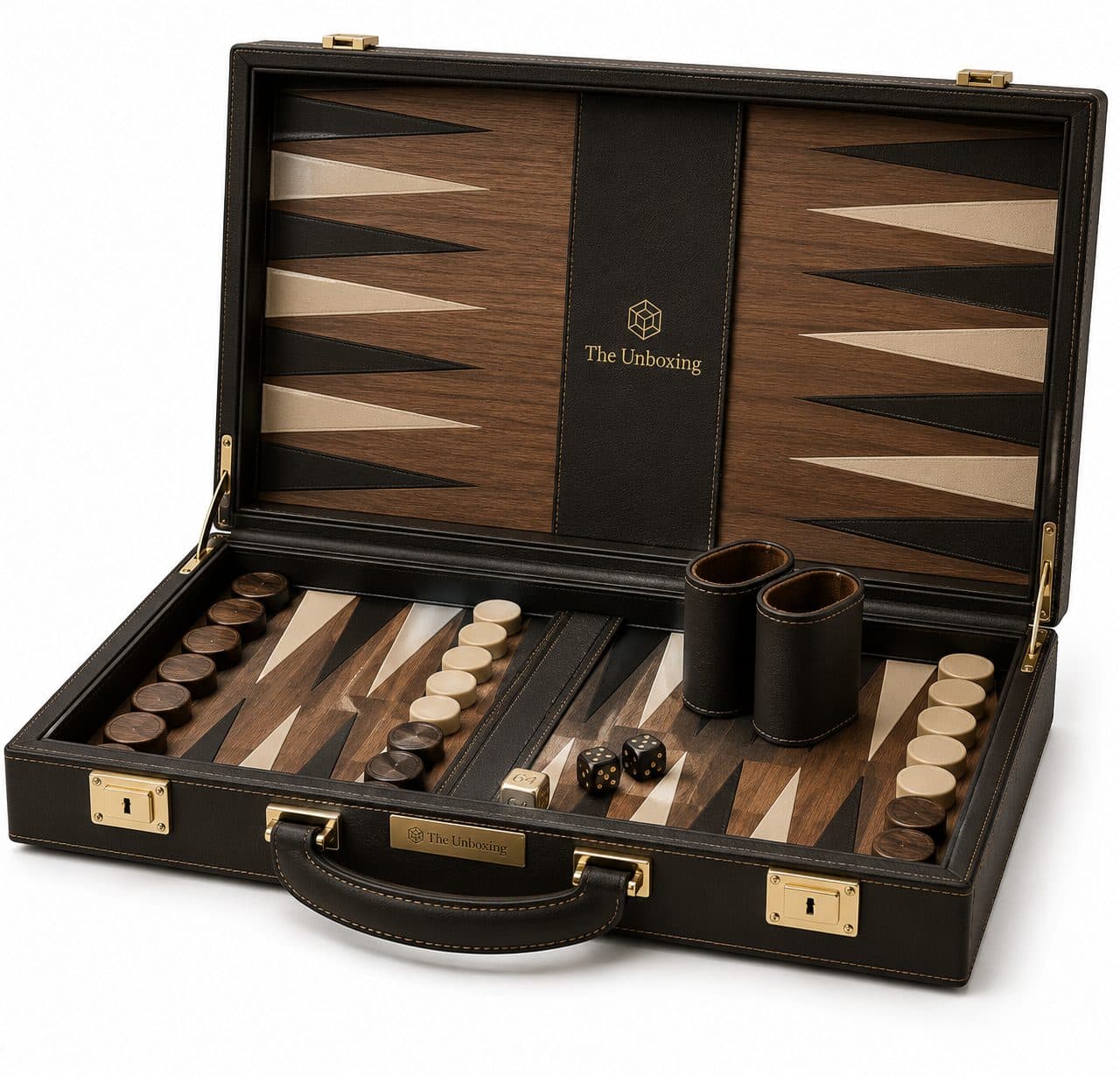 Leather Backgammon Set