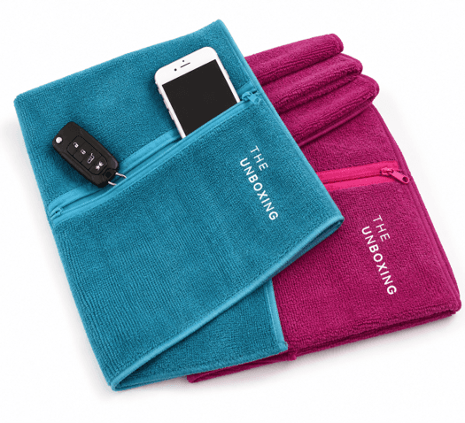 Zip Pocket Gym Towel