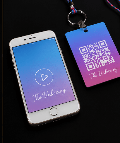 Gradient QR ID Tags