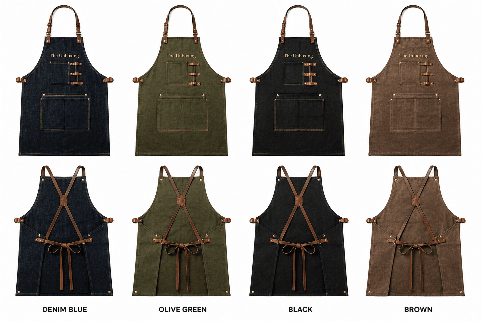 Denim Barista Apron