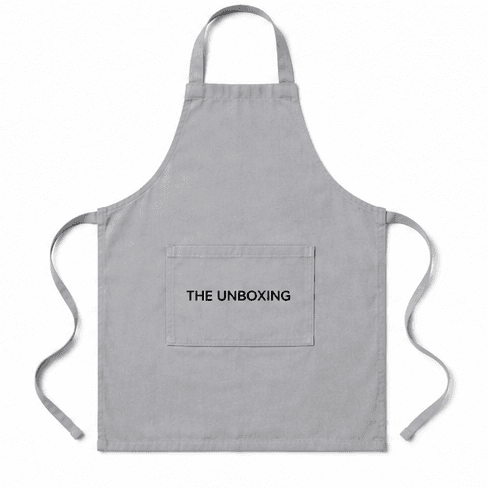 Grey Promotional Bib Apron