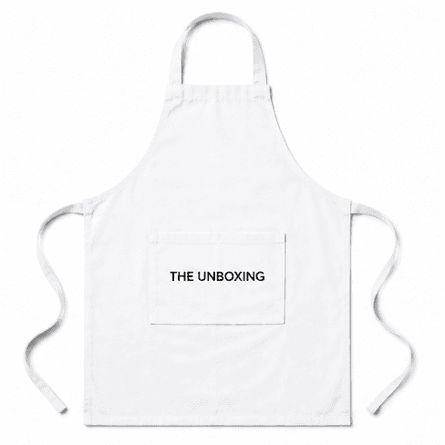 White Promotional Bib Apron