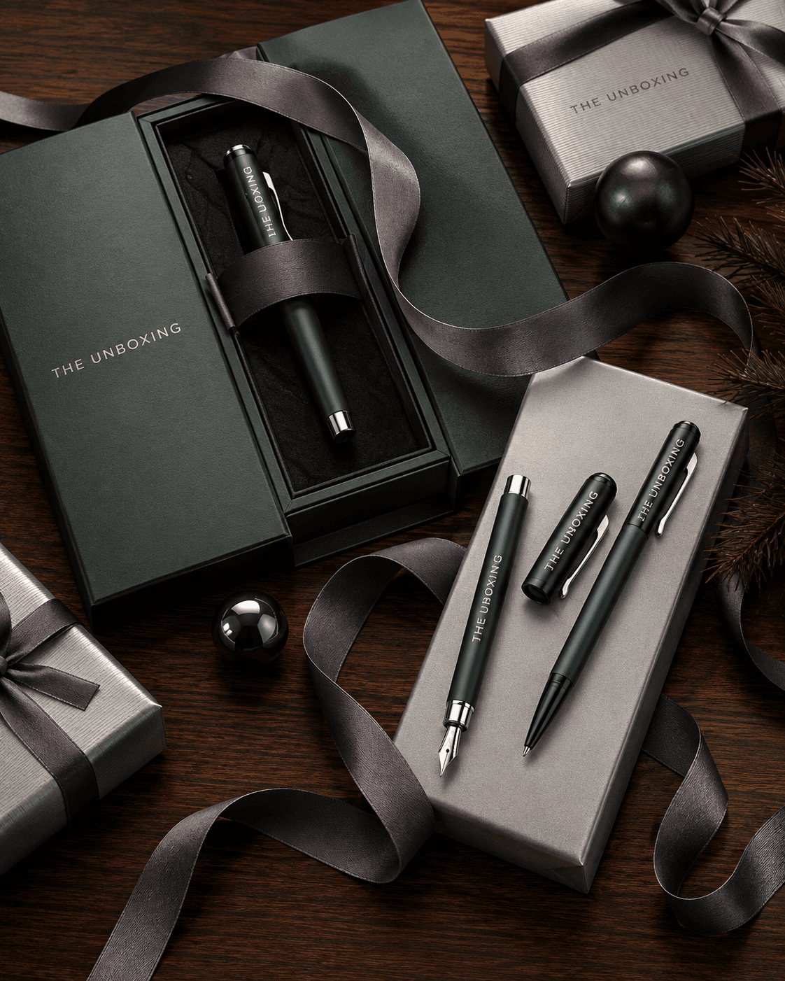 Forest Green Writing Collection