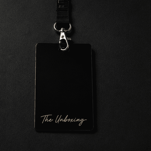 Black Lanyard Staff Badge