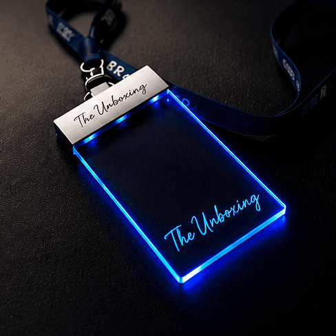 Blue Lanyard Staff Badge