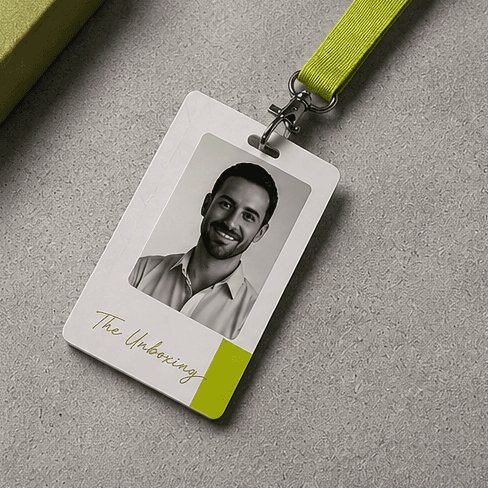 Photo Lanyard Staff Badge