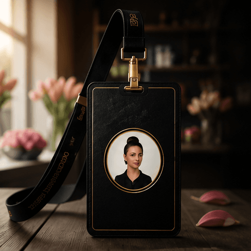 Premium Portrait Staff Badge