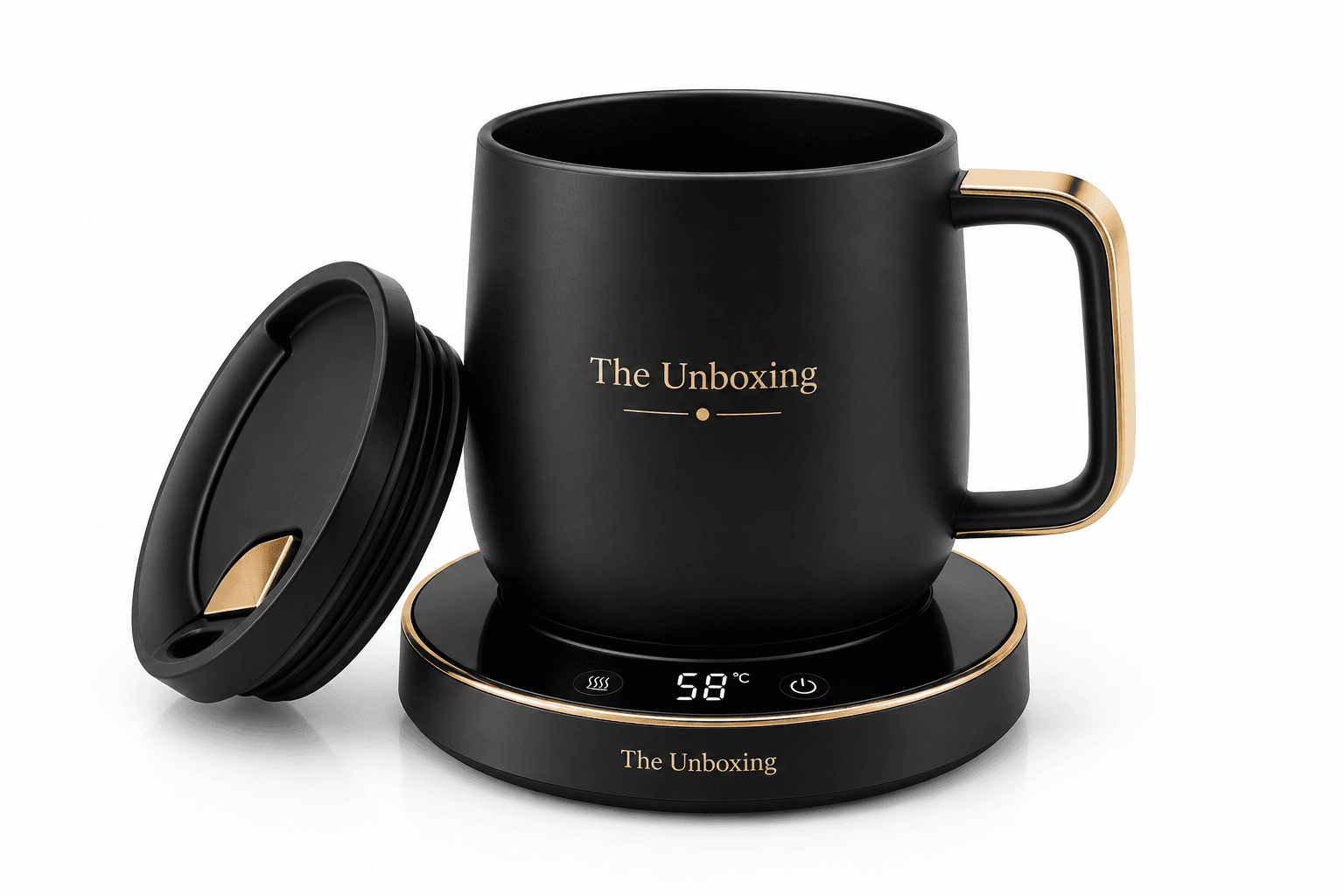 TEMPERATURE-CONTROLLED SMART MUGYour perfect temperature. Always.