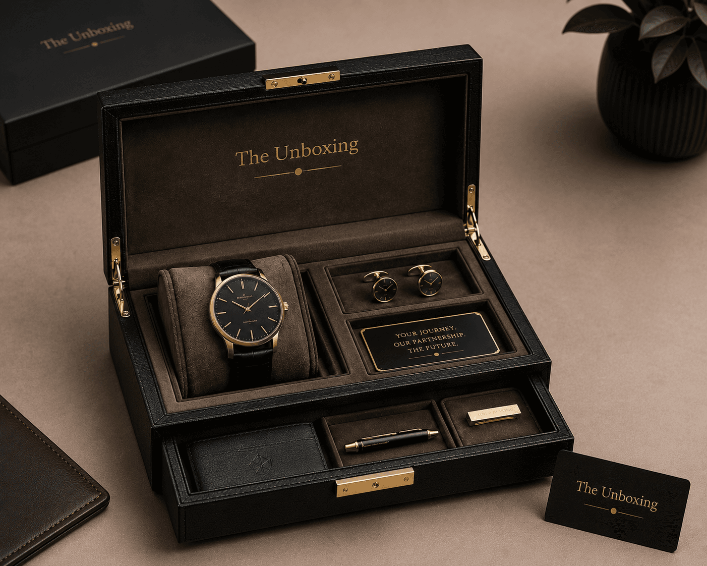 THE EXECUTIVE TIMEPIECE BOXTime well spent deserves to be remembered.