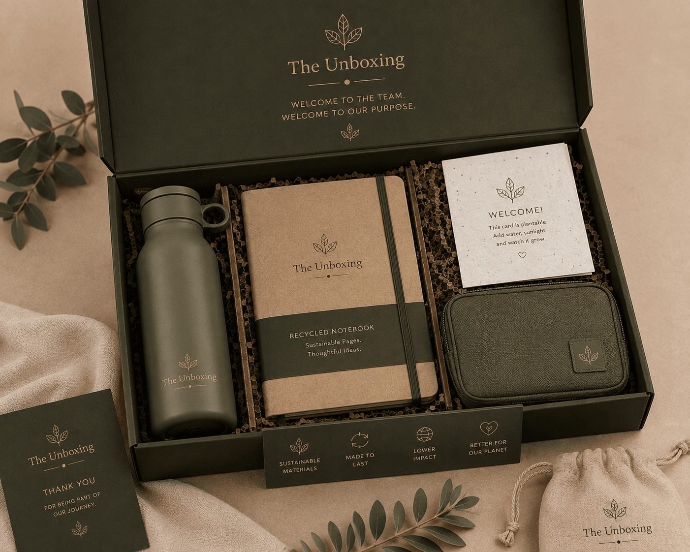 THE ECO WELCOME BOXA thoughtful welcome. A lighter footprint.