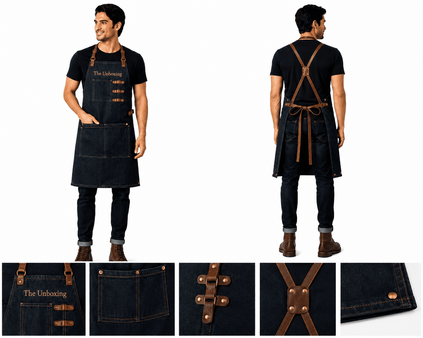 DENIM BARISTA APRONCrafted for service. Designed with character.