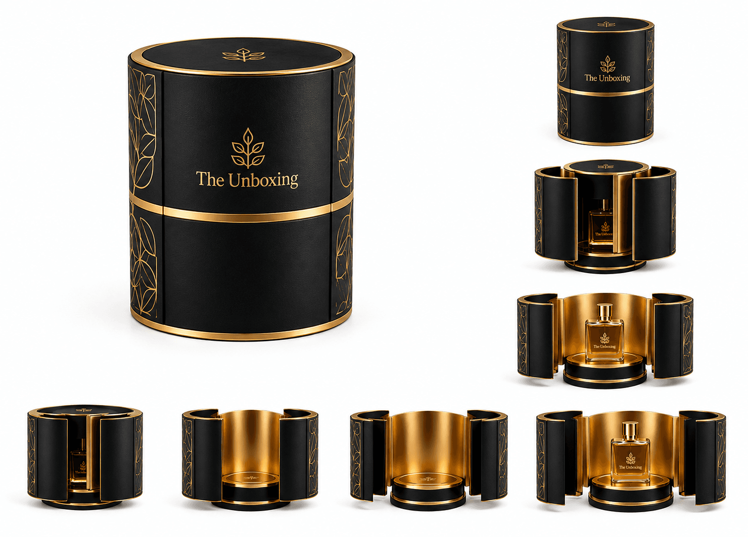 Cylinder Reveal Box