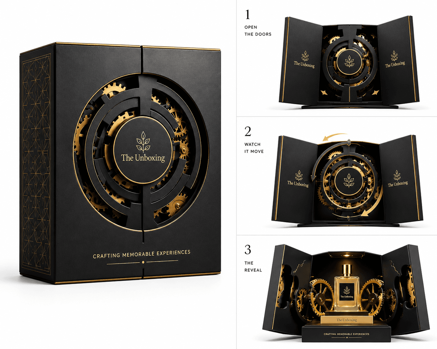 Kinetic Gear Reveal Box