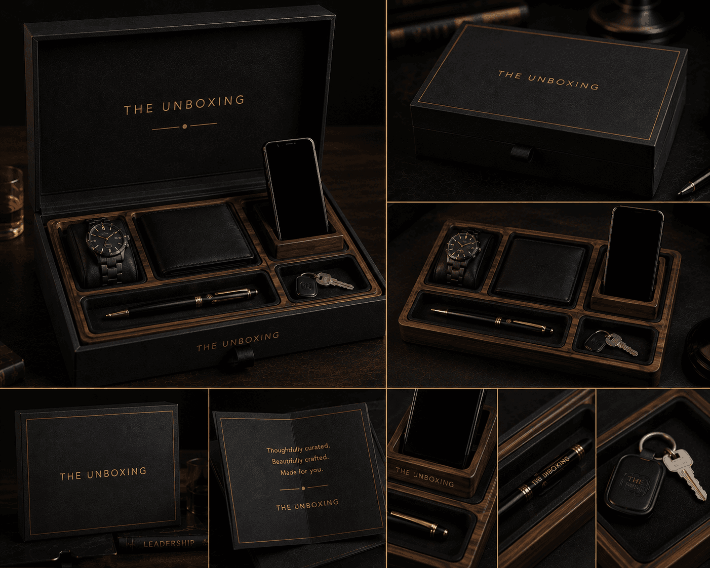 A refined executive essentials set that brings together timeless design, everyday function, and premium craftsmanship in one sophisticated collection.